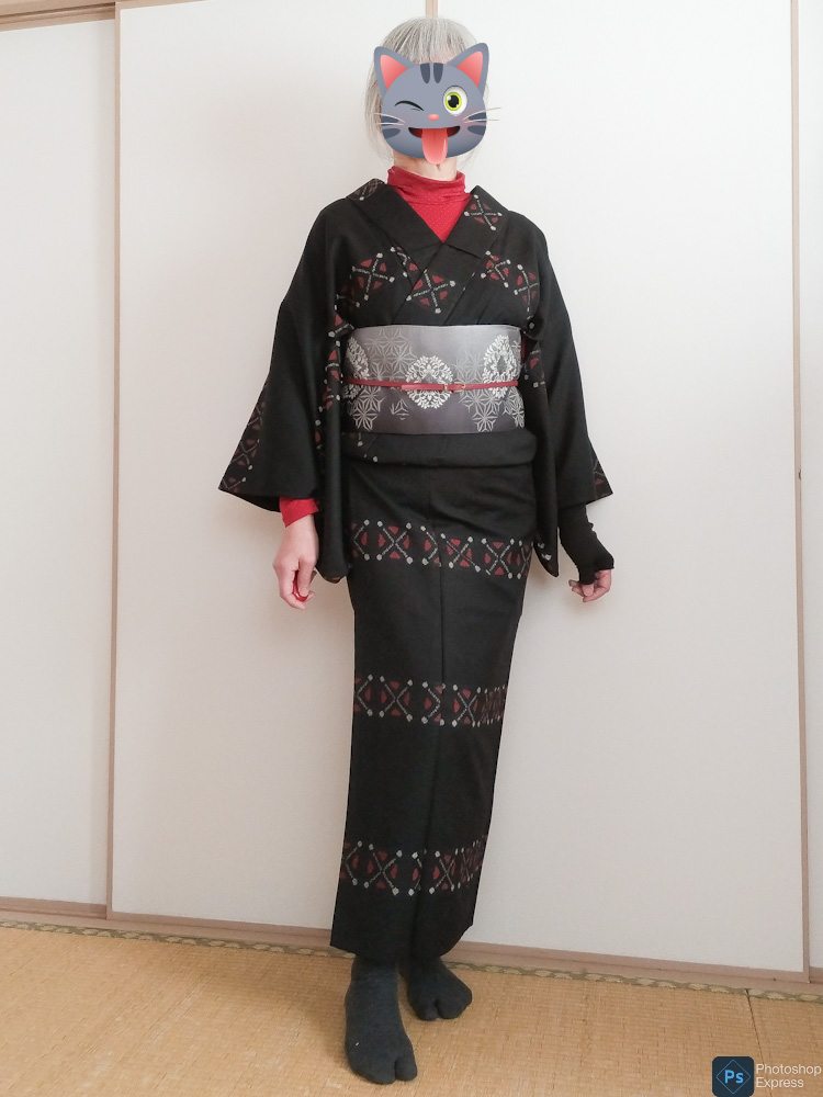 反物 一反 ウール 和風 和服 着物 ハンドメイド かんがえる