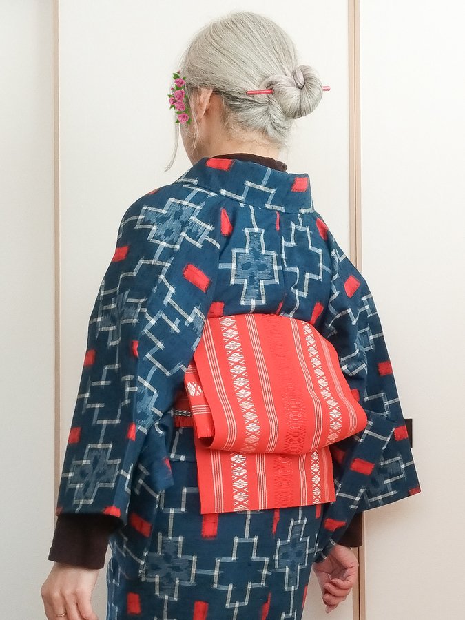 ❇︎格子柄ウール着物　四点コーデセット❇︎ オンライン 通販Fashion - ❇︎格子柄ウール着物 四点コーデ