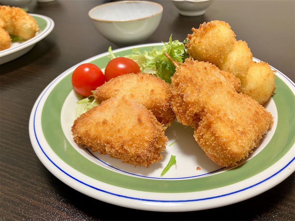 ハムカツ　フォッコ Wソースで【ハムカツ（トマト＆タルタル） by mieuxkanon