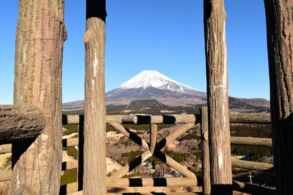 十里木高原展望から望む富士山 十里木高原展望から望む富士山