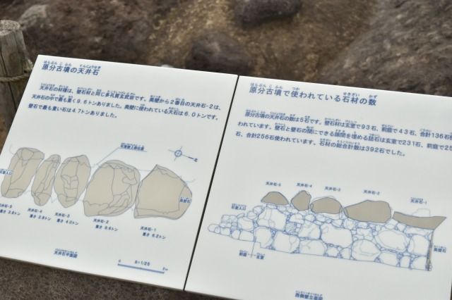 原文古墳の天井石 原文古墳の天井石