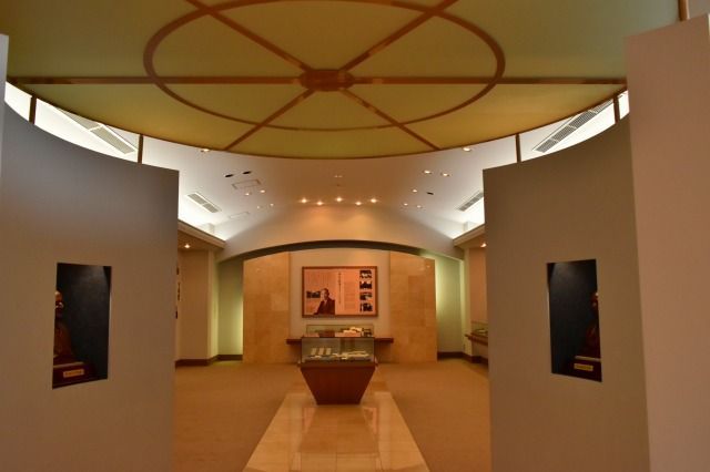 米山梅吉記念館の館内 米山梅吉記念館の館内