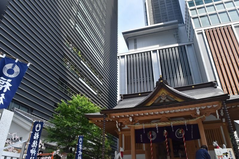 福徳神社の境内 福徳神社の境内