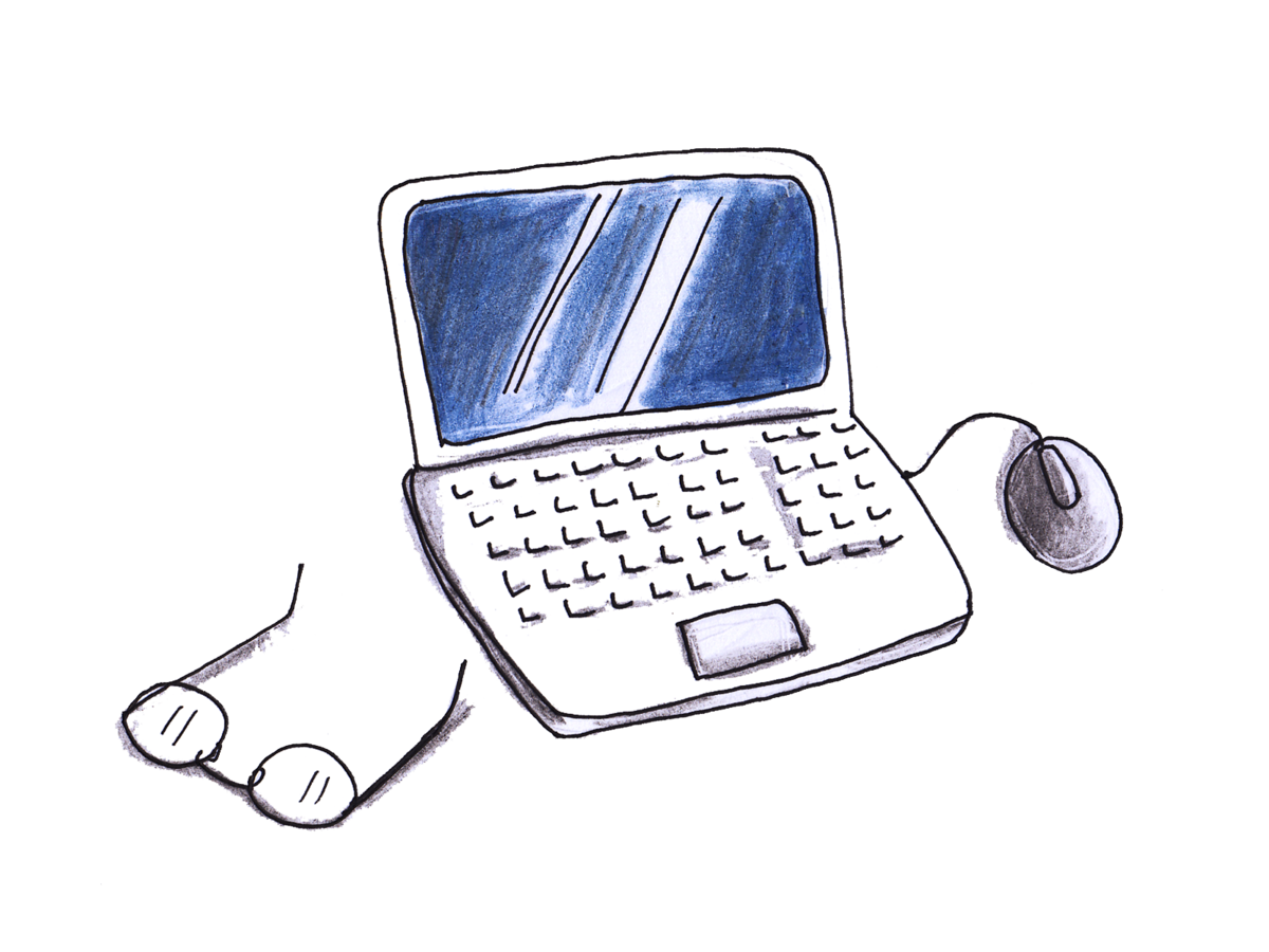 パソコンのイラスト