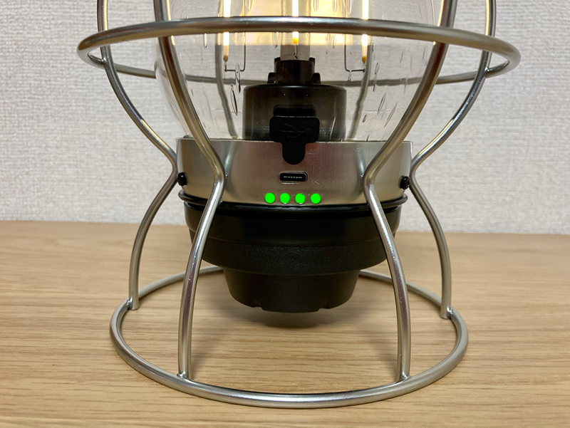 レイルロードランタン USB-C充電