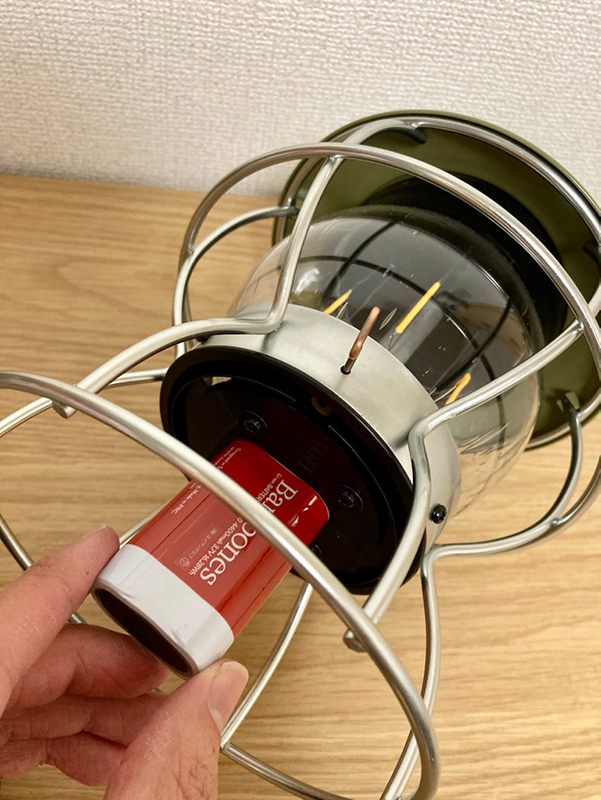 レイルロードランタン バッテリー