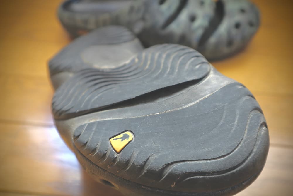 アウトソールが剥げたKEEN YOGI