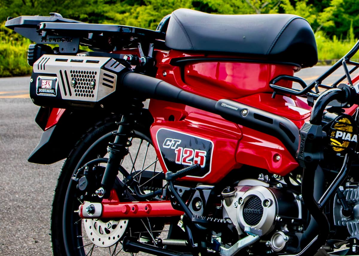 ハンターカブJA65 カスタム　低走行 JA65】CT125（ハンターカブ）のカスタム紹介｜理想のキャンプ