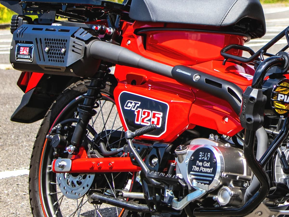 CT125にヨシムラ タクティカルサイクロンを装着して3000km走行