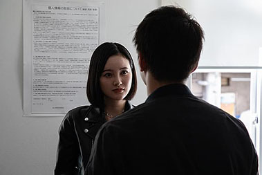 “兒玉遥さんのシリアスな表情”/