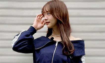 “森香澄さんの横顔”/
