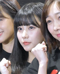 “田中美久さんのシリアスな表情”/