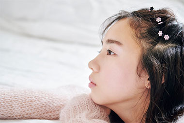 “齊藤京子さんの横顔”/