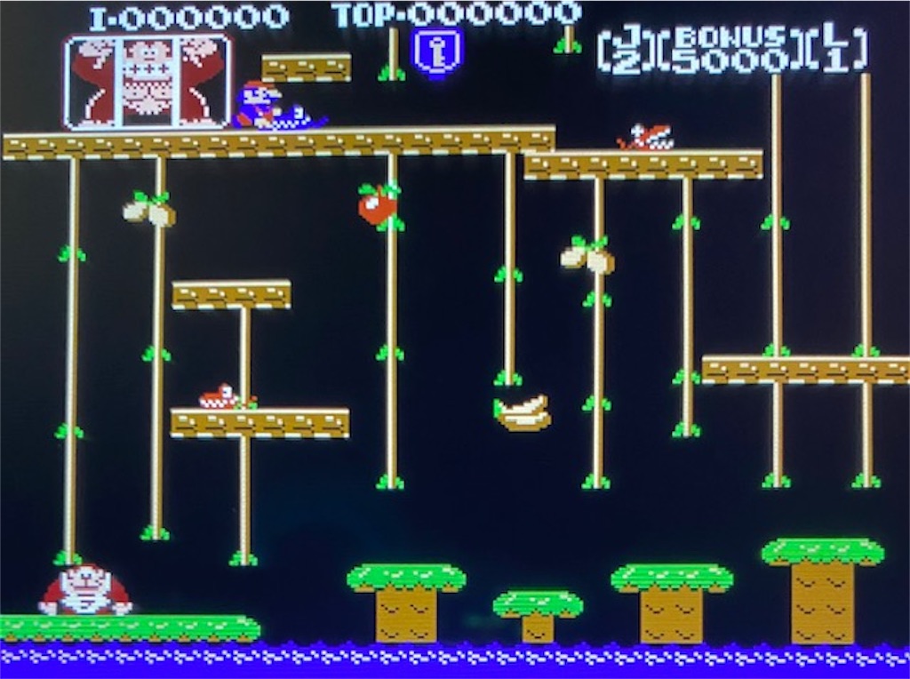 レトロゲーム・ドンキーコングJR攻略編】ゲームが苦手な人でも