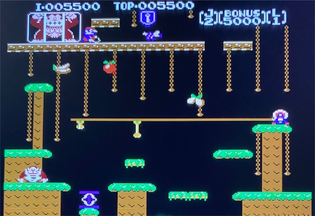 レトロゲーム・ドンキーコングJR攻略編】ゲームが苦手な人でも