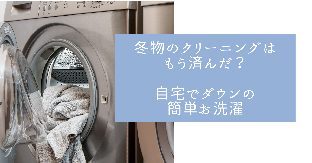 ドラム式洗濯乾燥機の写真とブログの説明