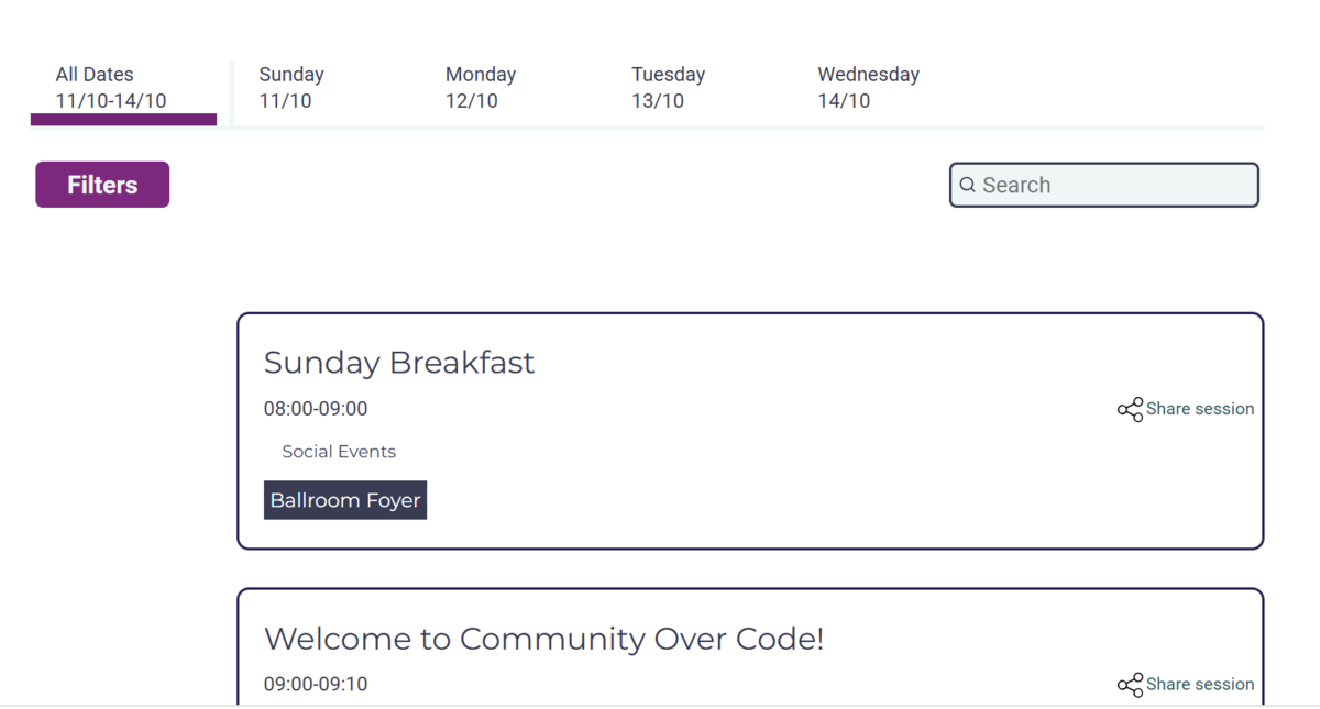 【調査メモ】Community Over Code Glasgow 2026 講演一覧早見表
