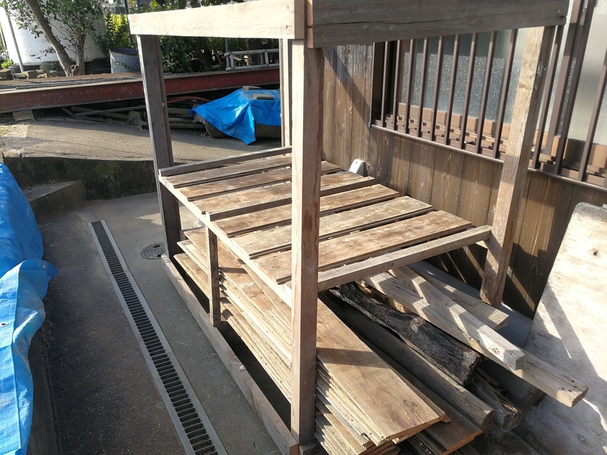 木材置き場をつくってみた 手作りバンライフaguri108 車中泊 木工diy 田舎建築 暮らしなど 木材置き場をつくってみた 手作りバンライフaguri108 車中泊 木工diy 田舎建築 暮らしなど