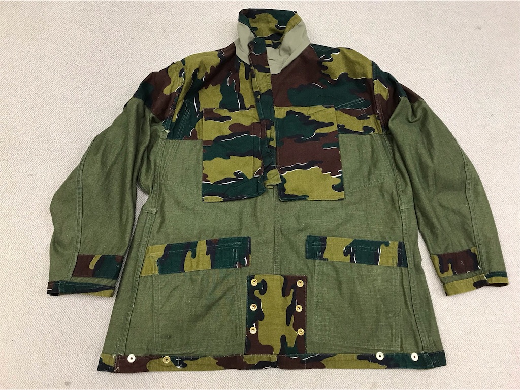 伝統継承！【ベルギーの軍服】陸軍空挺迷彩 スモック（1973年