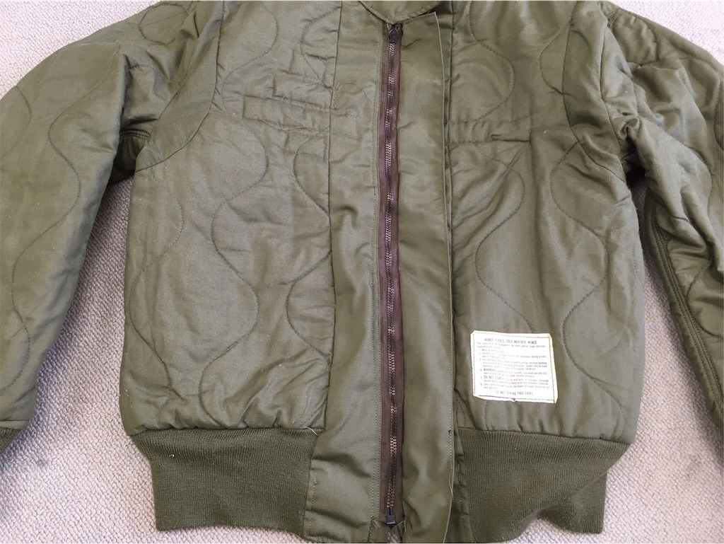 CVCヘリクルーフライトジャケット　デットスットク　1986年製 フルパッチは貴重です！【アメリカの軍服】陸軍ヘリクルー用