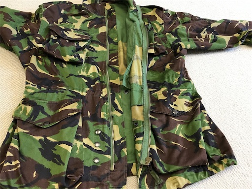 イギリス陸軍DPM迷彩スモックサイズ2 有終の美！【イギリスの軍服】陸軍空挺迷彩スモック（DPM・最終
