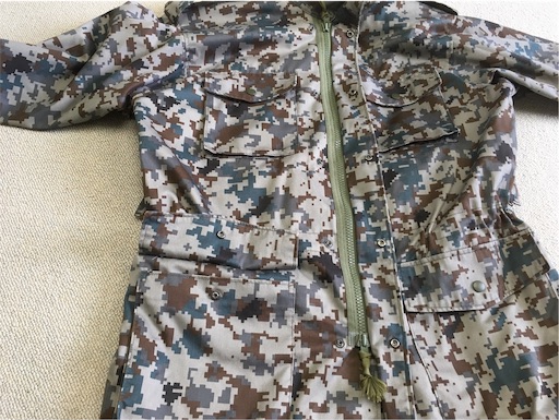 官給品より優秀です！【自衛隊装備品】航空自衛隊迷彩防寒戦闘服