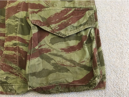 迷彩版です！【フランスの軍服】陸軍外人部隊用迷彩M47