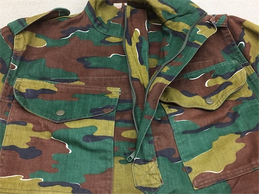 最後のプルオーバーデニソン型です！【ベルギーの軍服】陸軍空挺迷彩