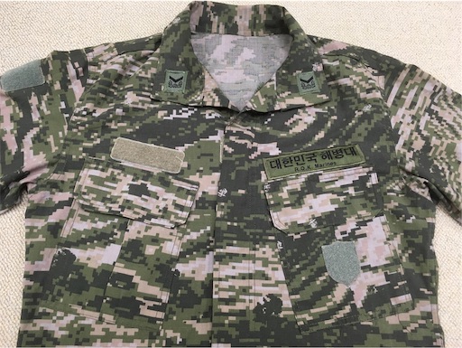 独特の迷彩です！【韓国の軍服】日本の竹島で軍事演習を行った