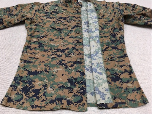 USMC/海兵隊用 MAR-PAT迷彩服 ウッドランドDIGITAL CAMO SRT1011-USMC-MARPAT-Shirt-