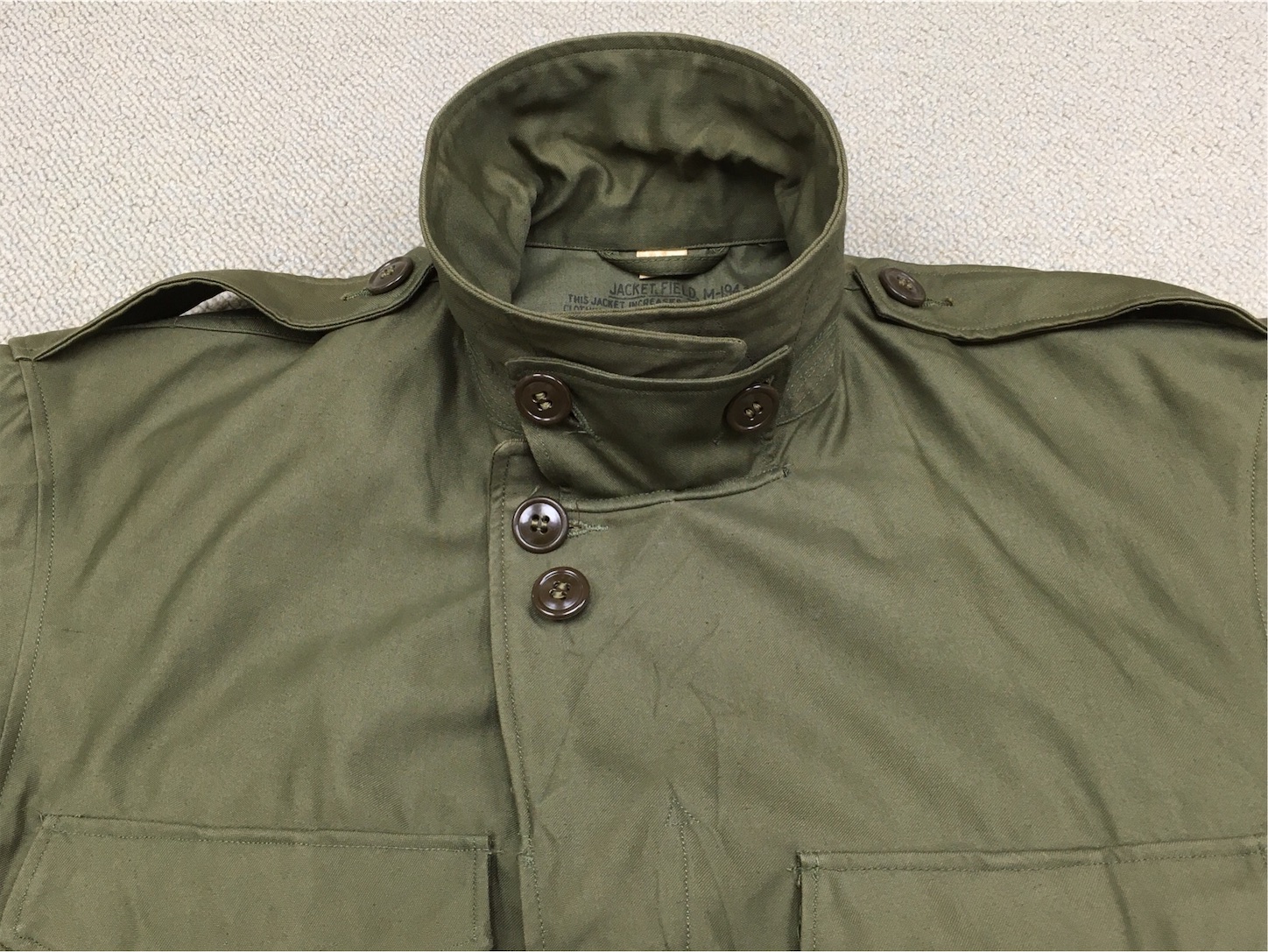 M1943 FIELD JACKET 　M43フィールドジャケット 40s US ARMY M-1943 Field Jacket フィールドジャケット ミリタリ