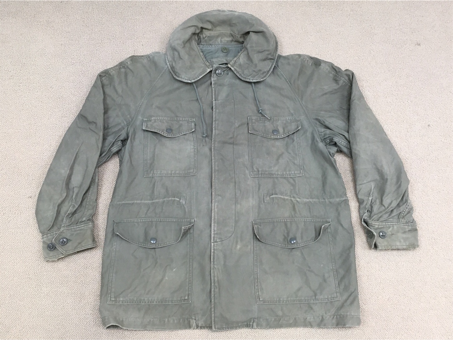 実物アメリカ軍イラク戦争　米軍空軍戦闘服ジャケット　ミリタリージャケットL MILITARY 今だけ15％OFF！実物 USED 米軍 ACU コンバット