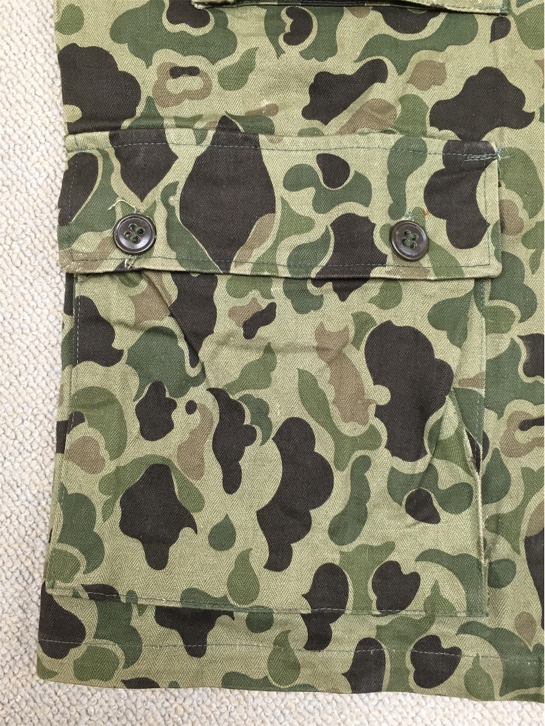 残虐・非道の象徴！【韓国の軍服】陸軍迷彩ジャケット（ベトナム戦争期