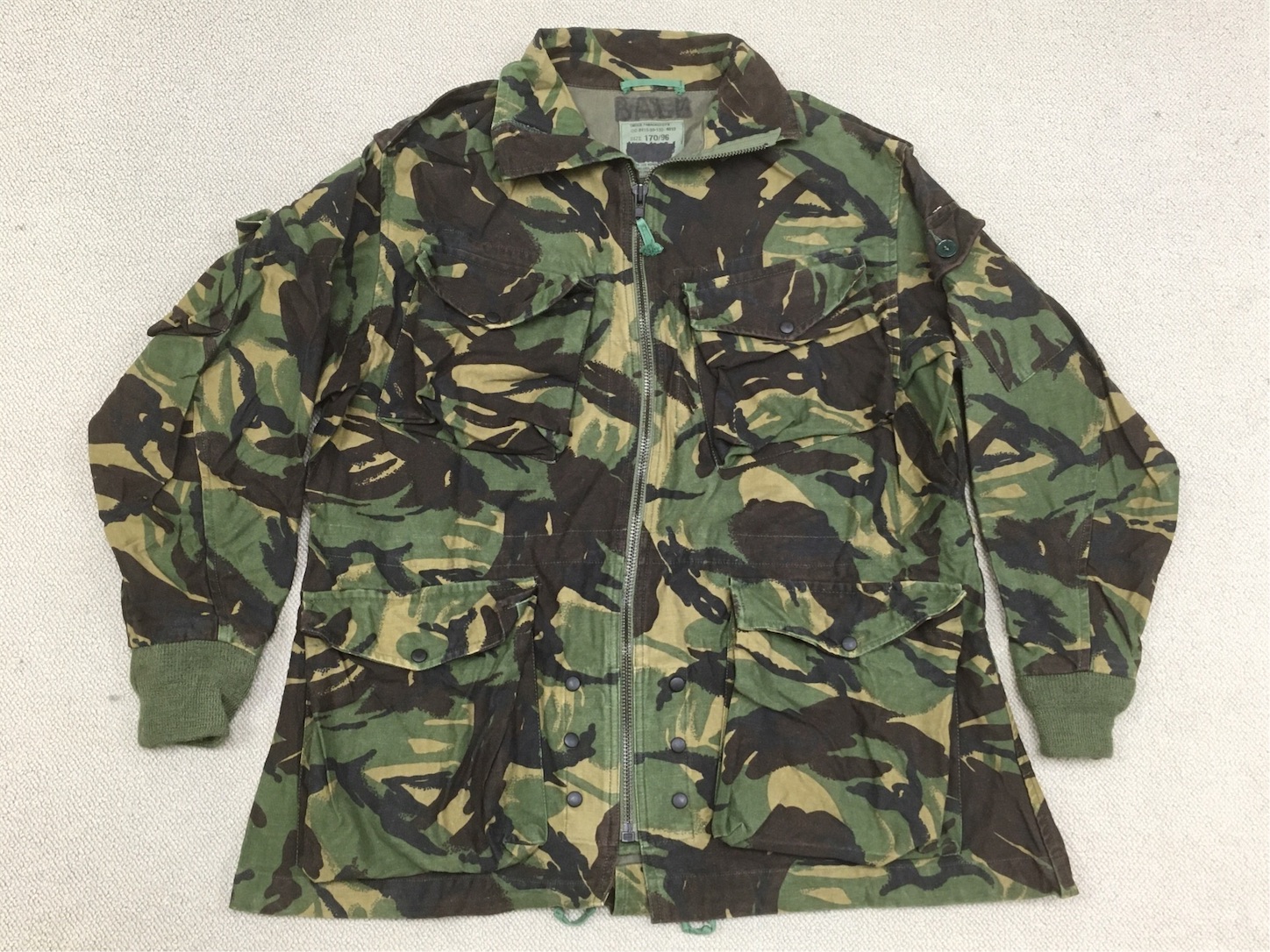 イギリス陸軍DPM迷彩スモックサイズ170/96 イギリス陸軍DPM迷彩スモックサイズ170/96 - メルカリ
