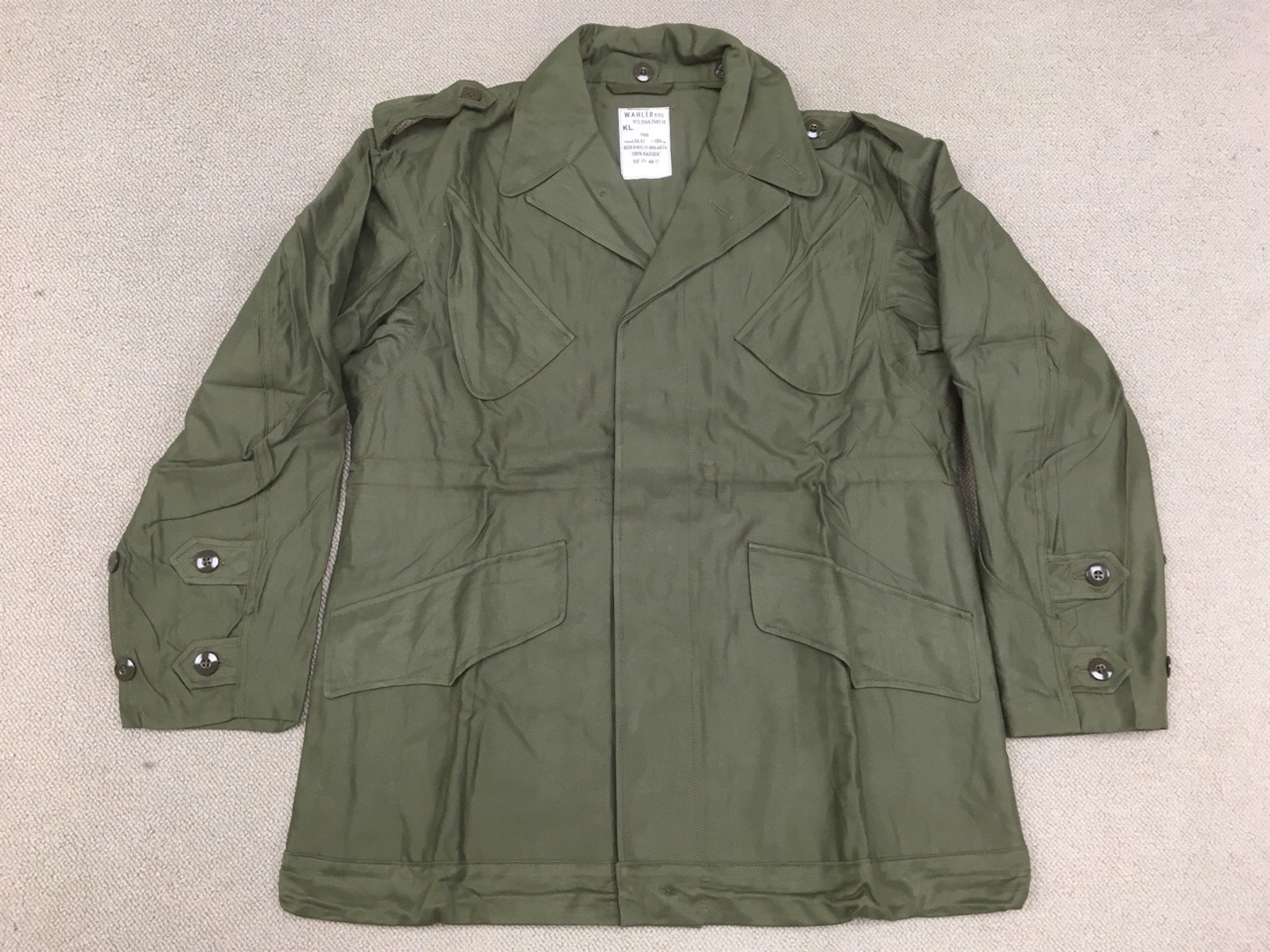 取扱注意!【オランダの軍服】陸軍フィールドジャケット(OD・末期型