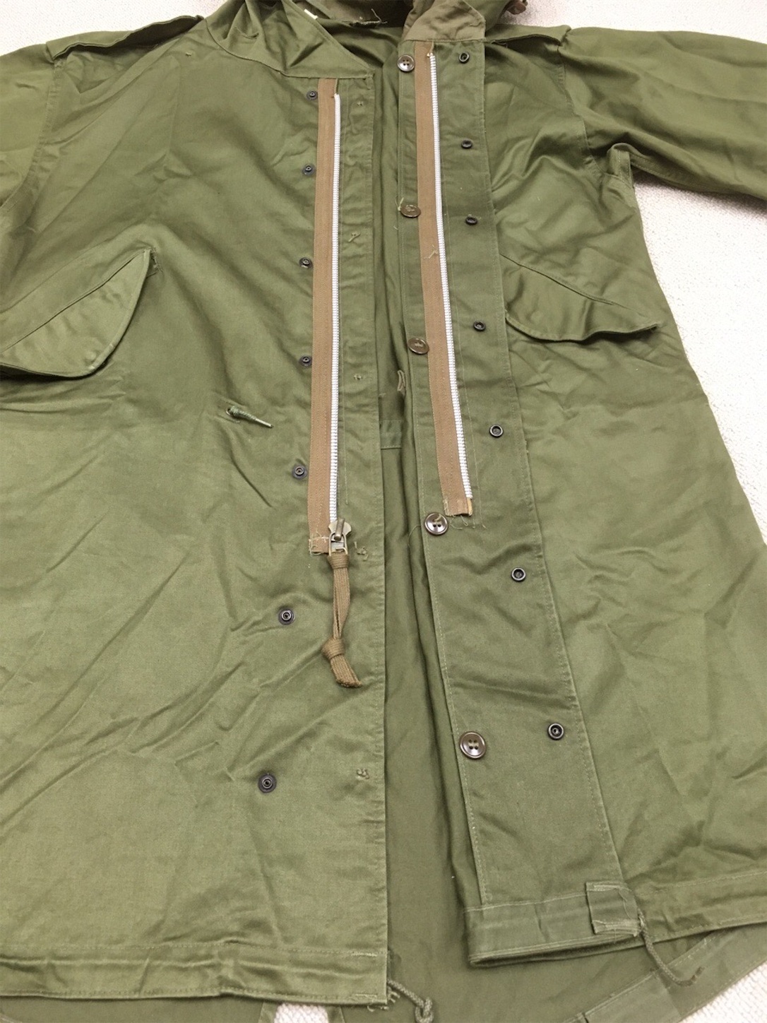 コットンサテンモデルです!【アメリカの軍服】陸軍防寒M51 コットンサテンモデルです!【アメリカの軍服】陸軍防寒M51