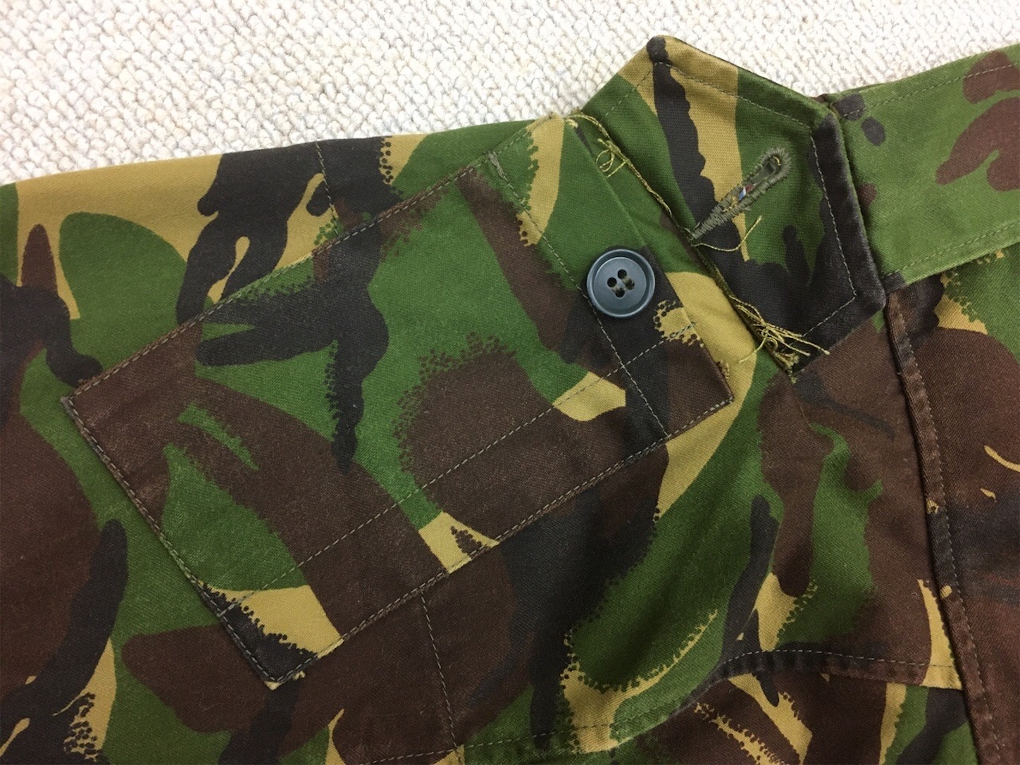 イギリス陸軍DPM迷彩スモックサイズ2 有終の美!【イギリスの軍服】陸軍空挺迷彩スモック(DPM・最終