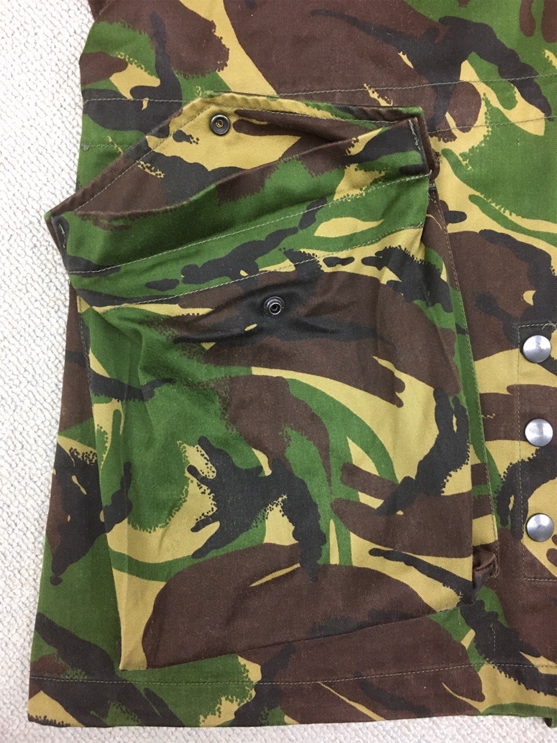 イギリス陸軍DPM迷彩スモック希少品 限りなく官給品仕様！【イギリスの軍服】極地用迷彩スモック