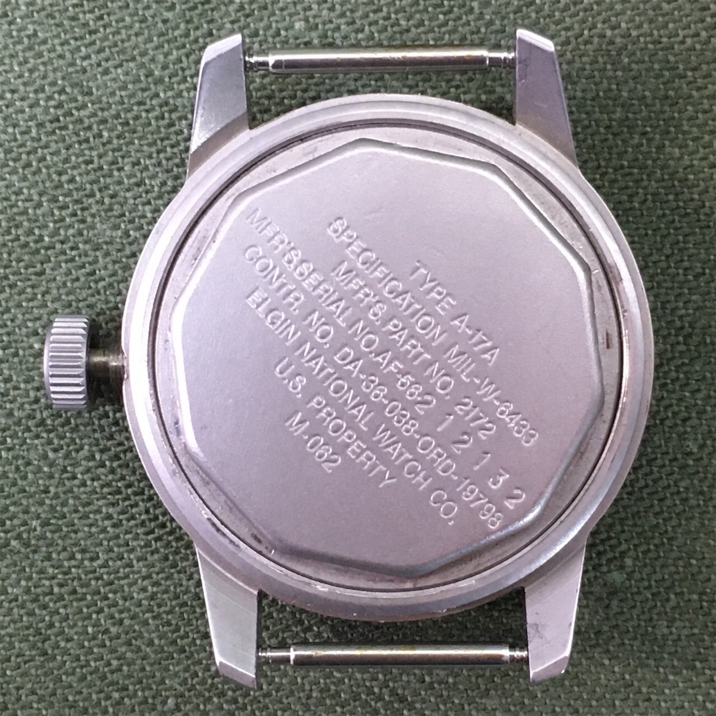 ELGIN エルジン 24時間 腕時計 TYPE A-17A ELGIN アメリカ陸軍航空隊を復刻！M.R.M.W.ミリタリーウォッチ
