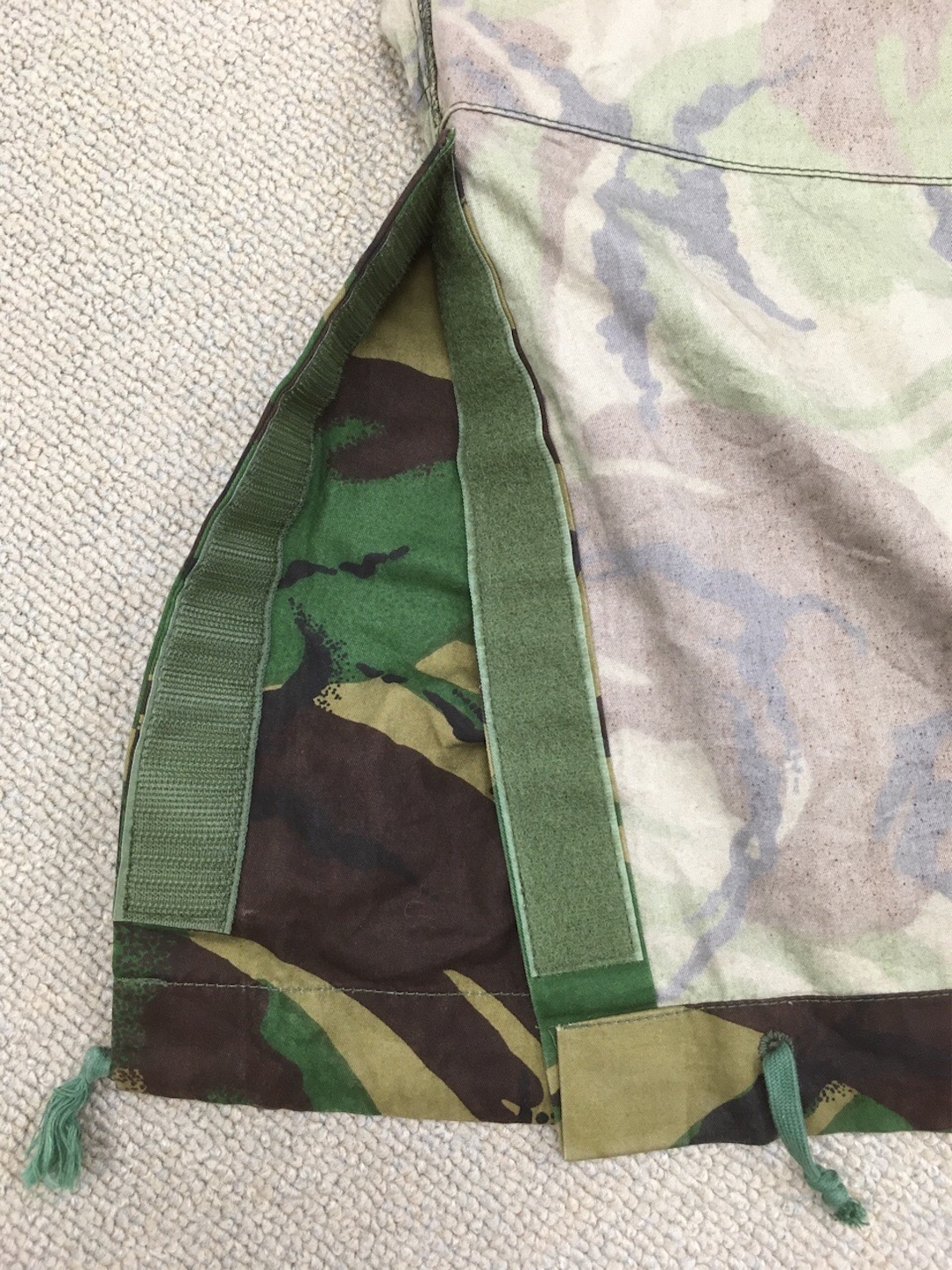 実物新品 ローデシア軍 迷彩 トラウザーズ SAS DPM SBS イギリス軍 ローデシア軍 迷彩トラウザーズ SAS 英軍 くろ ウインドプルーフ