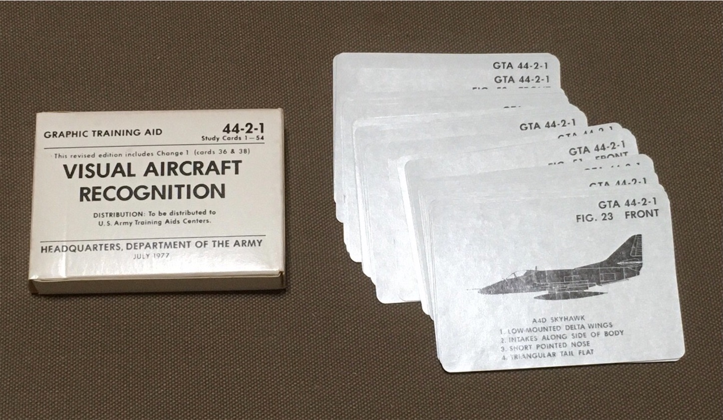 お馴染みの機種も沢山！【アメリカ軍装備品】陸軍航空機識別訓練用