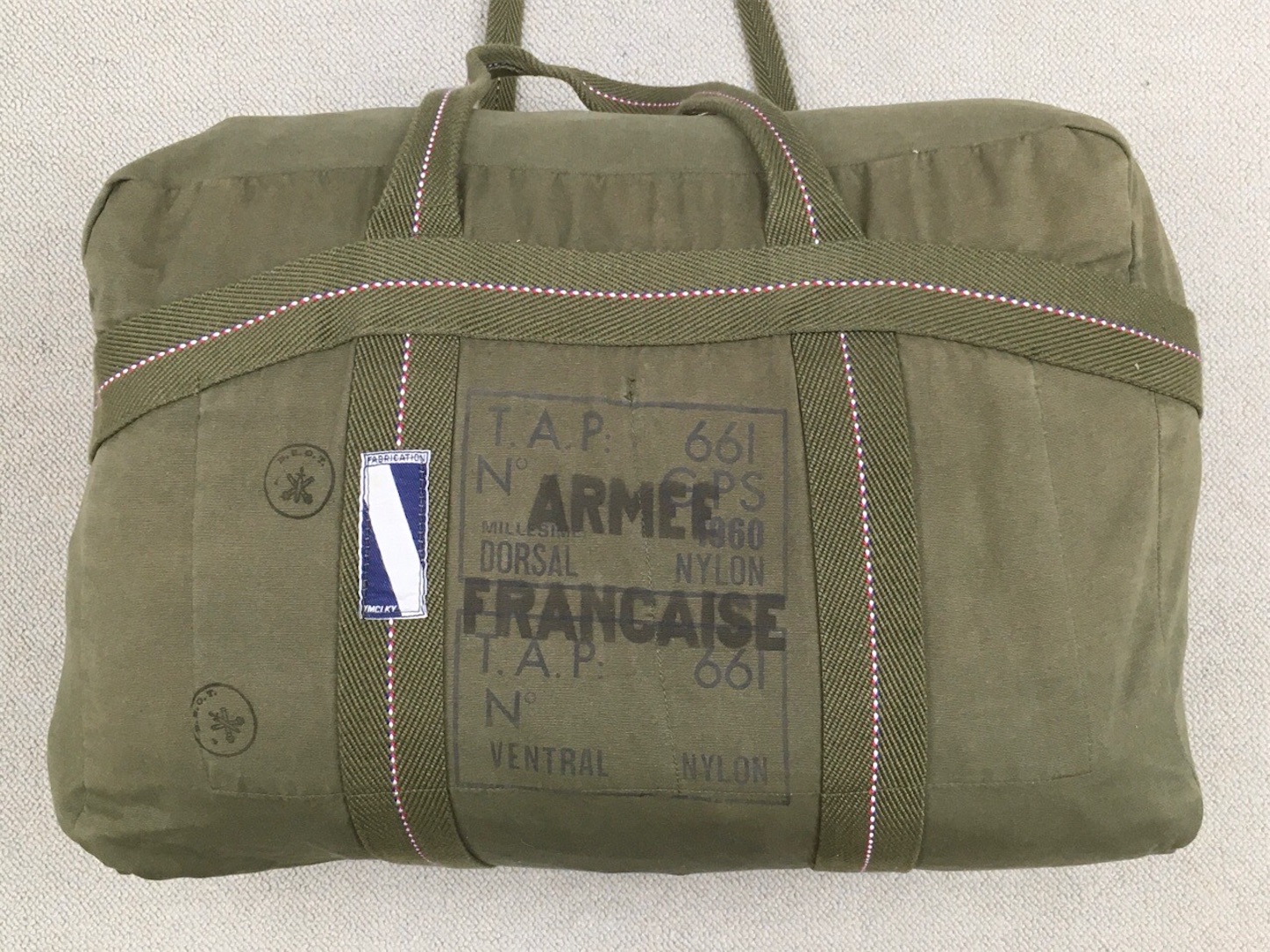 N.ハリウッド　ドローストリングバッグ軍モノパラシュート生地使用 N.HOOLYWOOD - × OUTDOOR PRODUCTS DRAWSTRING BAG （KHAKI