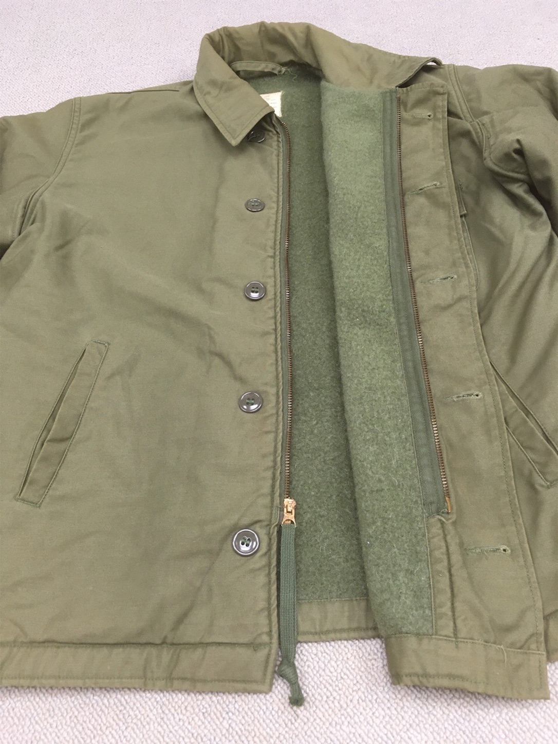 ベトナム戦争ロットです!【アメリカの軍服】海軍防寒デッキ ベトナム戦争ロットです!【アメリカの軍服】海軍防寒デッキ