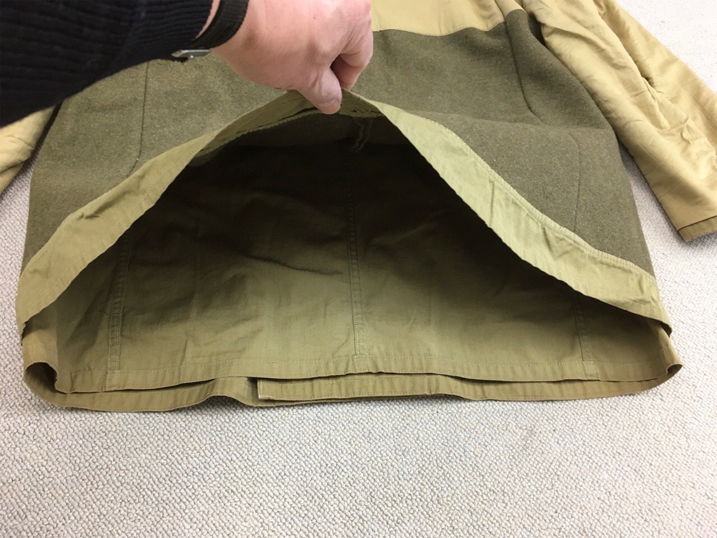 カーキータイプです!【アメリカの軍服】陸軍マッキーノコート(後期型 ...
