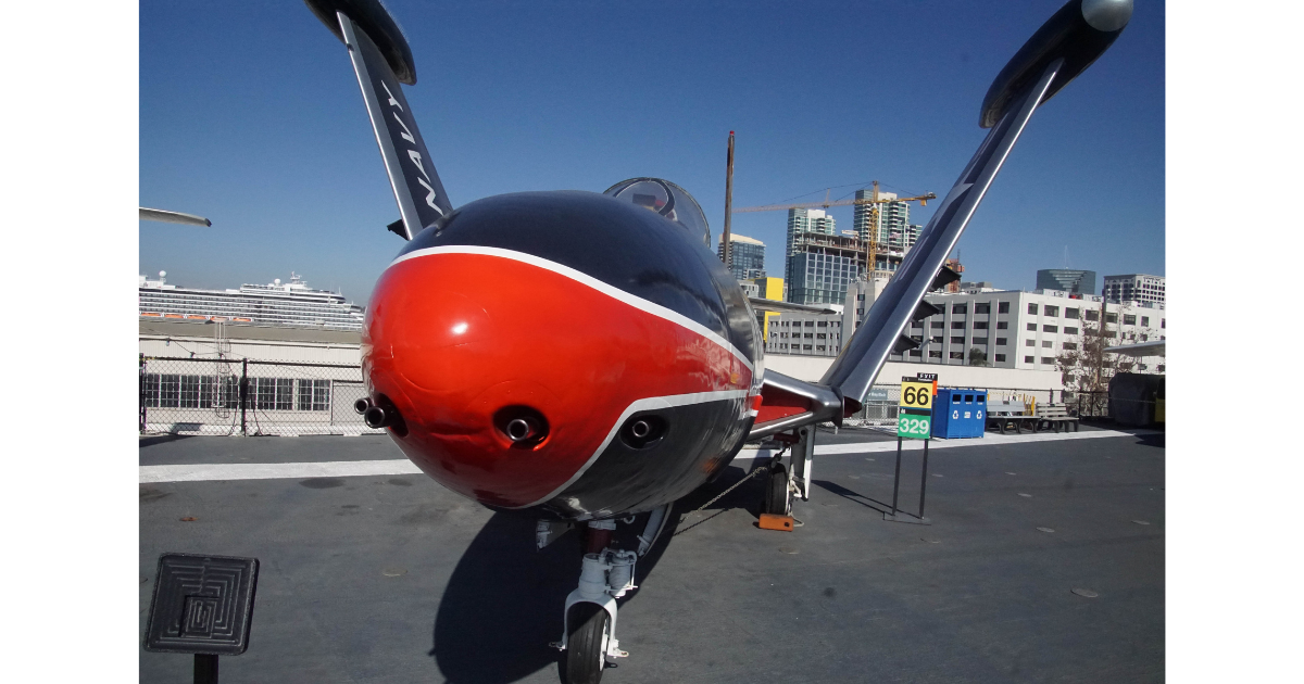 1950年代アメリカ海軍F-9Fパンサー戦闘機