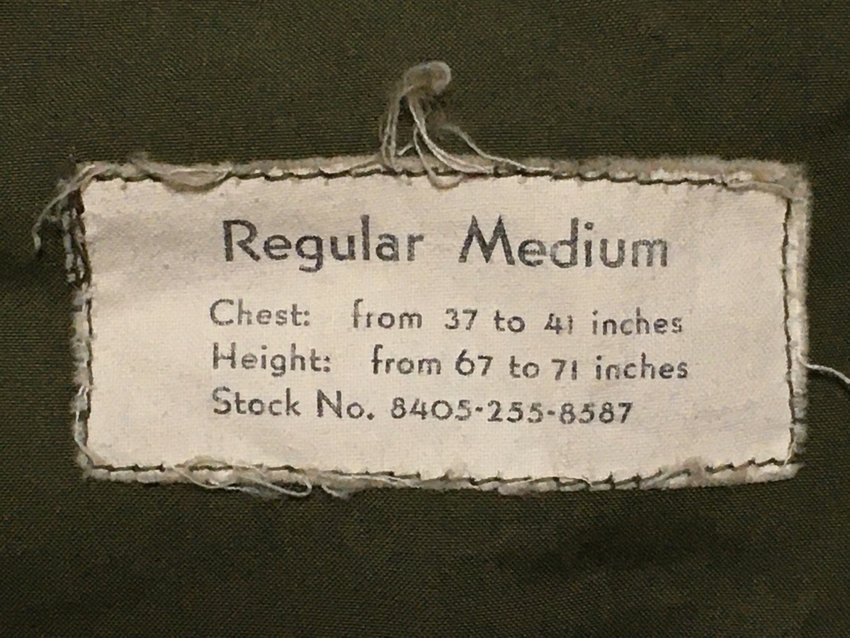 1960年代アメリカ陸軍M51フィールドジャケットフルパッチused