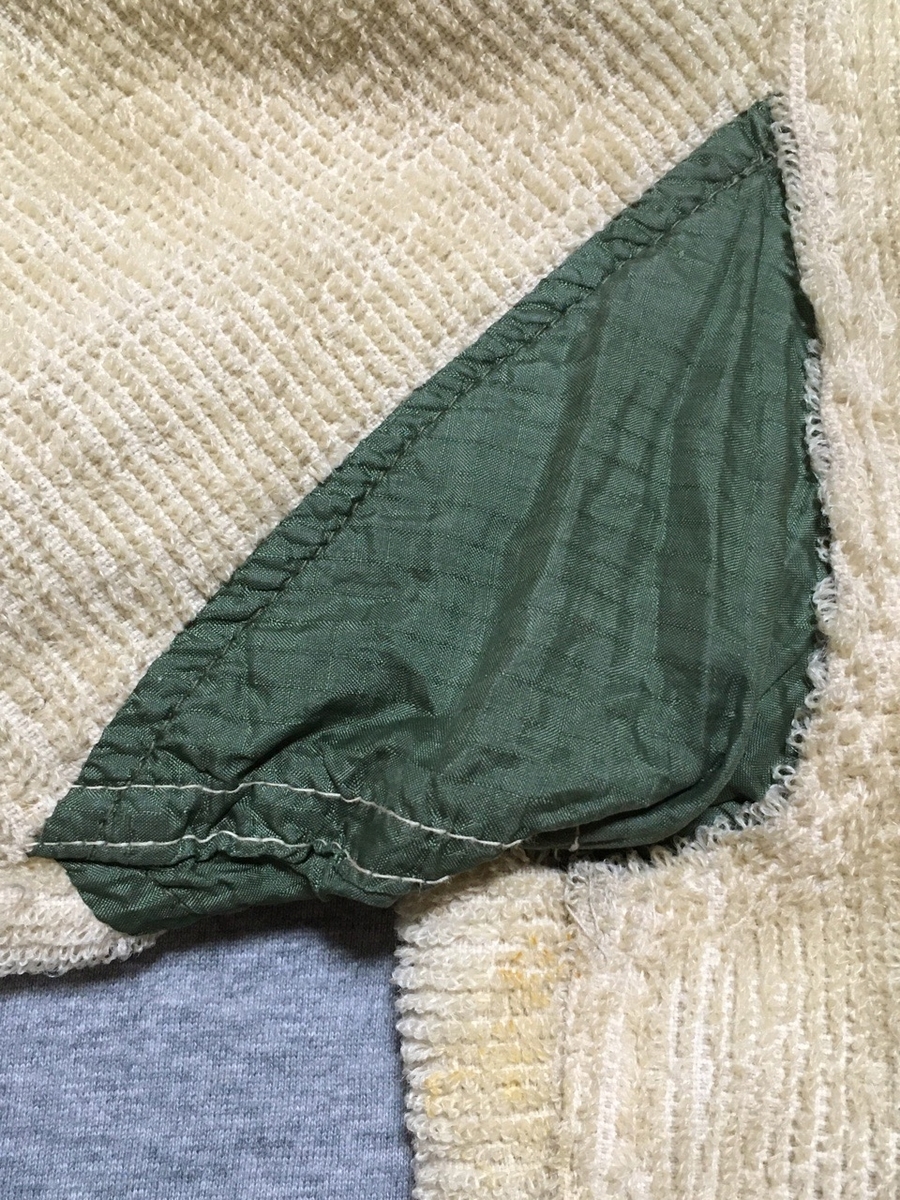 1960年代M51フィールドジャケット用ウールパイルライナーused