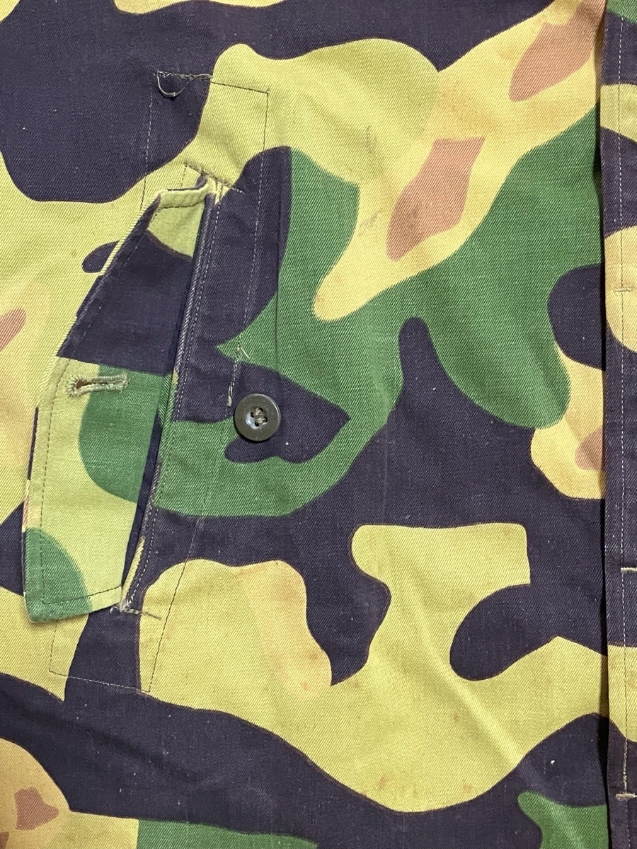 チェコ軍　サラマンダーカモ　ジャケット　ミリタリー　迷彩 古着 60s チェコスロバキア軍 サラマンダー カモ 迷彩