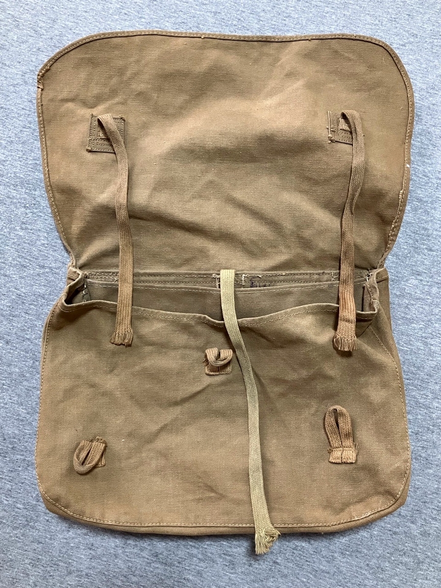 旧日本陸軍　背負い袋　官給品②　当時物、デッドストック 旧日本陸軍 背負い袋 官給品② デッドストック？ （日本軍 背嚢