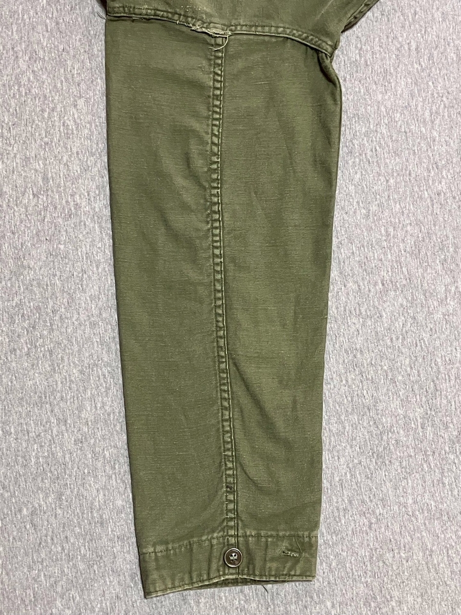 米軍 実物 ユーティリティ カバーオール OG 初期型です！【アメリカの軍服】コットンユーティリティー